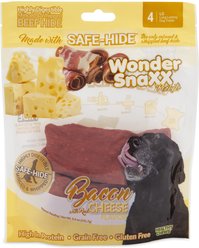 Petmate Wonder SnaXX Pockets Bacon & Cheese Dog Treats, 4 count
