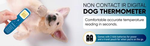 Show full view: PetMedics Non-Contact Dog Thermometer, Blue slide 6 of 9