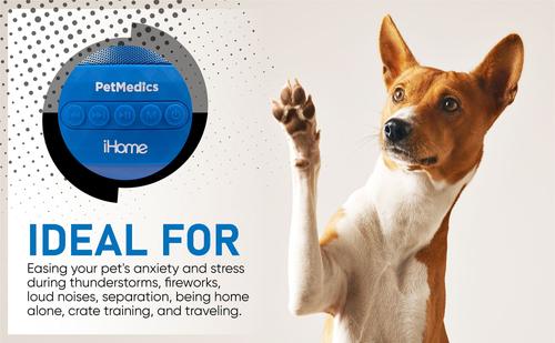 Show full view: PetMedics Premium Pet Sound Soother with Noise Detecting Microphones, Blue slide 6 of 7