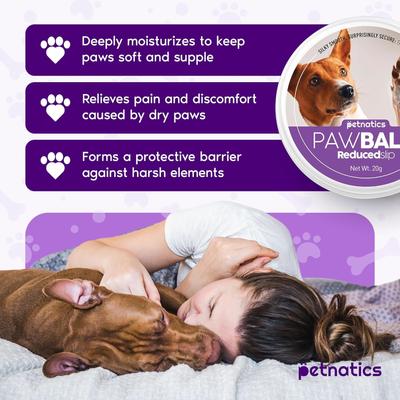 Show full view: Petnatics Dry & Cracked Dog Paw Pad Balm, White, 0.7-oz tin slide 5 of 7