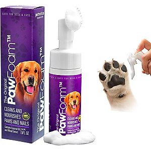 Petnatics The Original PawFoam Dog & Cat Grooming Foam, Purple, 5-fl oz bottle