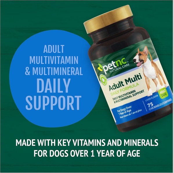 petnc Adult Multi Daily Formula Dog Supplement, 75 count