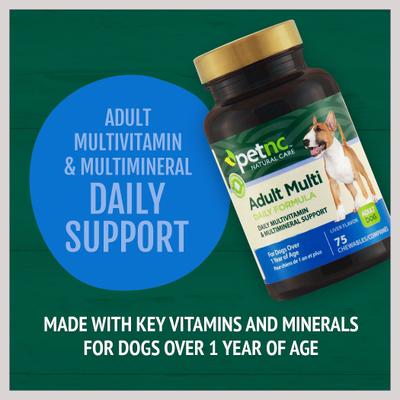 Show full view: petnc Adult Multi Daily Formula Dog Supplement, 75 count slide 7 of 9