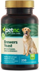 PetNC Natural Care Brewers Yeast Dog Supplement, 250 count