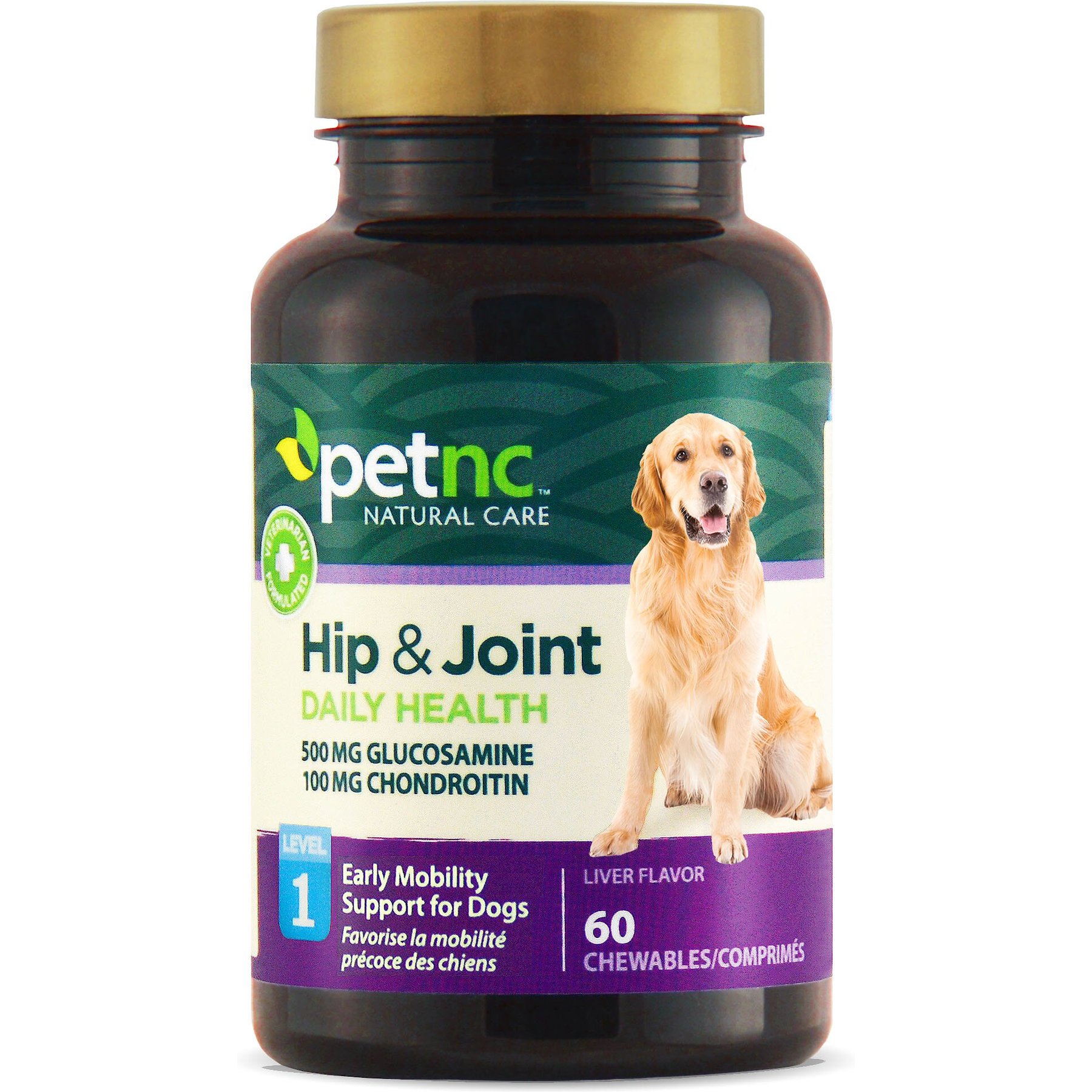petnc Hip & Joint Daily Health Level 1 Chewable Tablet Dog Supplement, 60 count