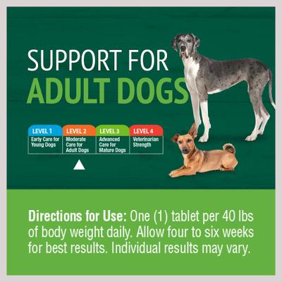 Show full view: petnc Hip & Joint Daily Health Level 2 Chewable Tablet Dog Supplement, 60 count slide 6 of 9