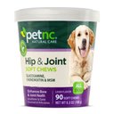 PetNC Natural Care Hip & Joint Soft Chews Joint Supplement for Dogs, 90 count