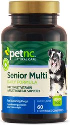 PetNC Natural Care Senior Multi Daily Formula Dog Supplement, 60 count