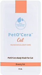 PetO'Cera Cat Body Wash, 2.16-fl oz bottle