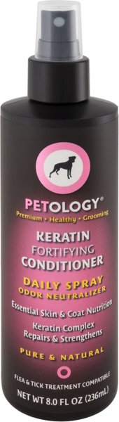 Petology Keratin Professional Daily Dog Conditioning Spray, 8-fl oz bottle