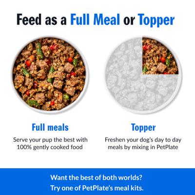 Show full view: PetPlate Human Grade Power Packed Pork Entree Fresh Dog Food, 12-oz cup, case of 6 slide 6 of 10