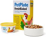 PetPlate Human Grade Chicken Starter Pack Fresh Wet & Air-Dried Baked Dry Dog Food, 12-oz cup, case of 4