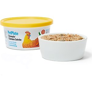 PetPlate Human Grade Chompin Chicken Entree Fresh Dog Food, 12-oz cup, case of 12