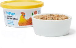 PetPlate Human Grade Chompin Chicken Entree Fresh Dog Food, 12-oz cup, case of 6