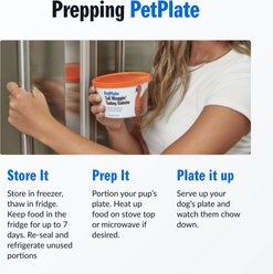 PetPlate Human Grade Grain-Free Chicken & Beef Fresh Dog Food, 12-oz cup, case of 12 slide 2 of 8