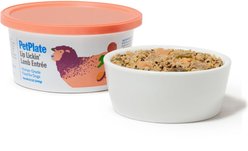 PetPlate Human Grade Lip Lickin' Lamb Entree Fresh Dog Food, 12-oz cup, case of 24