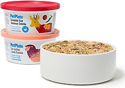 PetPlate Human Grade Novel Protein Venison & Lamb Fresh Dog Food, 12-oz cup, case of 12