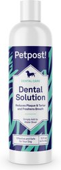 Petpost Dental Solution Dog Dental Water Additive, 16-fl oz bottle