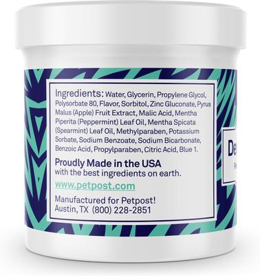 Show full view: Petpost Mint & Apple Flavor Dog Dental Wipes, 100 count slide 8 of 9