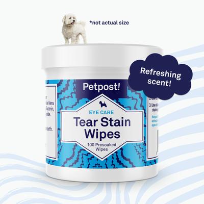 Show full view: Petpost Tear Stain Wipes for Dogs, 100 count slide 6 of 10