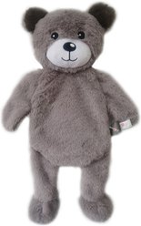PetRageous Designs Beau the Bear 18-in Squeak & Crinkle Plush Dog Toy, Grey