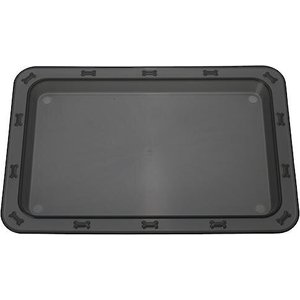 PetRageous Designs Bone n' Up for Dinner Non-Slip Tray Placemat, Black
