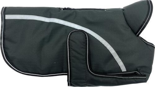 Show full view: PetRageous Designs Calgary Harness Dog Coat, Charcoal, Small slide 3 of 6