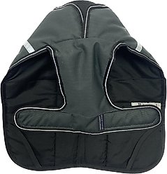 PetRageous Designs Calgary Harness Dog Coat, Charcoal, X-Large slide 2 of 5