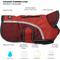 Show in main carousel: PetRageous Designs Calgary Insulated Dog Jacket, Red, Large slide 6 of 10