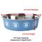 Show in main carousel: PetRageous Designs Capri Stainless-Steel Dog Bowl, Blue, 6.75-cup slide 2 of 2