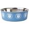 Show in main carousel: PetRageous Designs Capri Stainless-Steel Dog Bowl, Blue, 8.75-cup slide 1 of 3