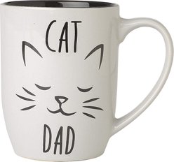 PetRageous Designs "Cat Dad" Mug, Gray, 24-oz