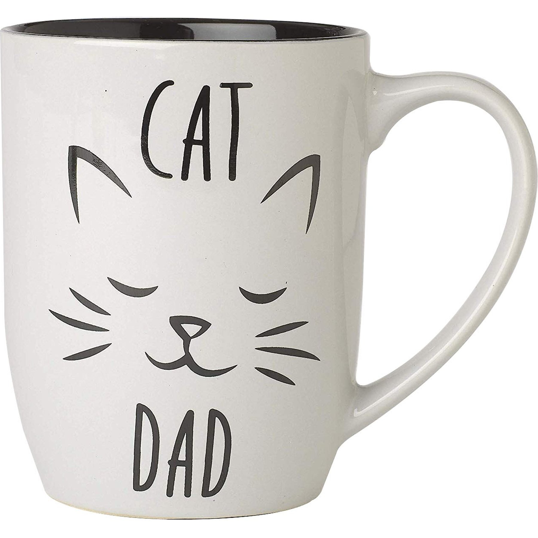 "Cat Dad" Mug, Gray, 24-oz, PetRageous Designs