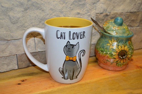 Show full view: PetRageous Designs "Cat Lover" Mug slide 2 of 3