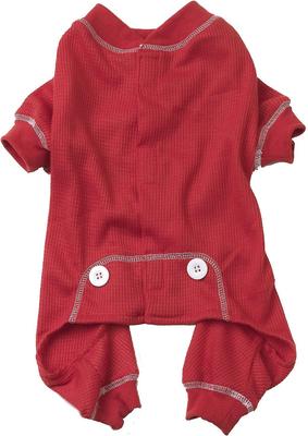 Show full view: PetRageous Designs Cozy Thermal Dog PJs, Red, Small slide 3 of 8