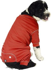 PetRageous Designs Cozy Thermal Dog PJs, Red, X-Large slide 1 of 6