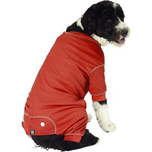 PetRageous Designs Cozy Thermal Dog PJs, Red, X-Large