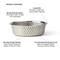Show in main carousel: PetRageous Designs Crete Hammered Stainless Steel Dog & Cat Bowl, Metallic, 7.68-inches slide 5 of 6