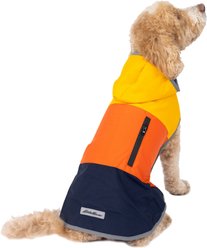 PetRageous Designs Eddie Bauer PET Ravenna Waterproof Dog Windbreaker Coat, Gold, Medium 