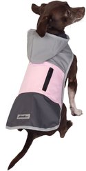 PetRageous Designs Eddie Bauer PET Ravenna Waterproof Dog Windbreaker Coat, Pink, Small