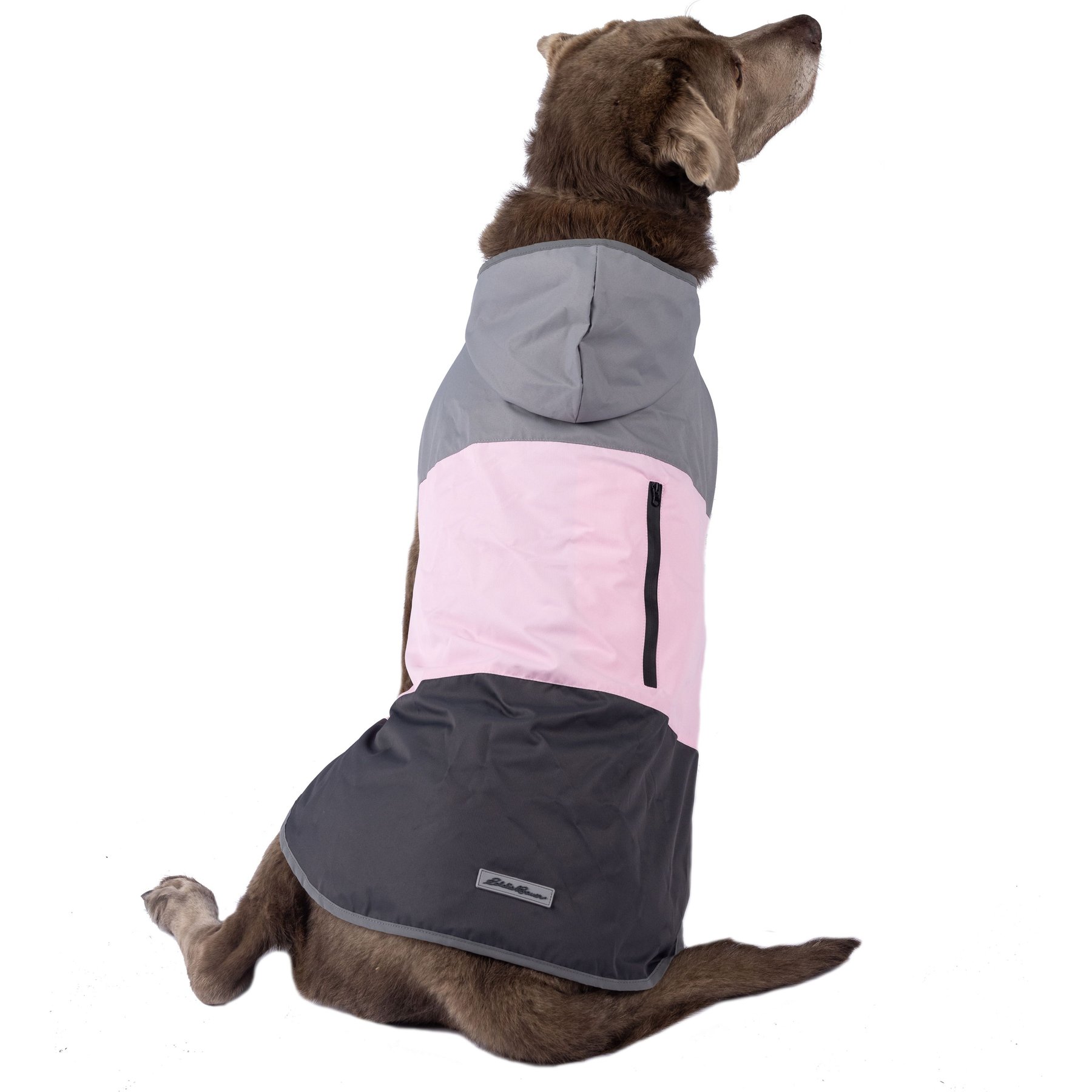 Eddie Bauer PET Ravenna Waterproof Dog Windbreaker Coat, Pink, X-Large