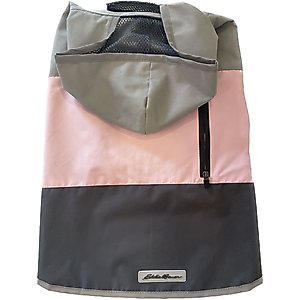 PetRageous Designs Eddie Bauer PET Ravenna Waterproof Dog Windbreaker Coat, Pink, X-Small