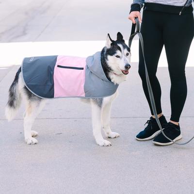 Show full view: PetRageous Designs Eddie Bauer PET Ravenna Waterproof Dog Windbreaker Coat, Pink, XX-Large slide 5 of 7