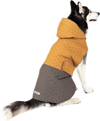 PetRageous Designs Eddie Bauer Pet Richaland Two-Tone Quilted Dog Puffer Jacket