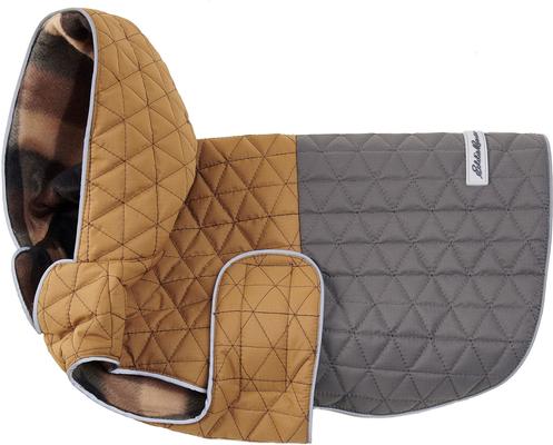 PetRageous Designs Eddie Bauer Pet Richaland Two-Tone Quilted Dog Puffer Jacket