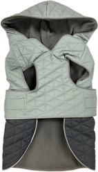 PetRageous Designs Eddie Bauer Pet Richaland Two-Tone Quilted Dog Puffer Jacket, Gray, Small slide 2 of 5