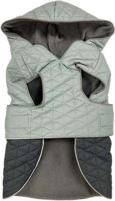Show full view: PetRageous Designs Eddie Bauer Pet Richaland Two-Tone Quilted Dog Puffer Jacket, Gray, Small slide 3 of 6