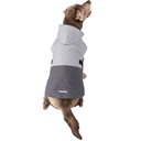 PetRageous Designs Eddie Bauer Pet Richaland Two-Tone Quilted Dog Puffer Jacket, Gray, X-Large