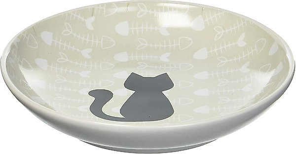 PetRageous Designs Fishbone Kitty Cat Bowl