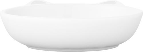 Show full view: PetRageous Designs Frisky Kitty Oval Cat Dish, White, 0.66-cup slide 6 of 8